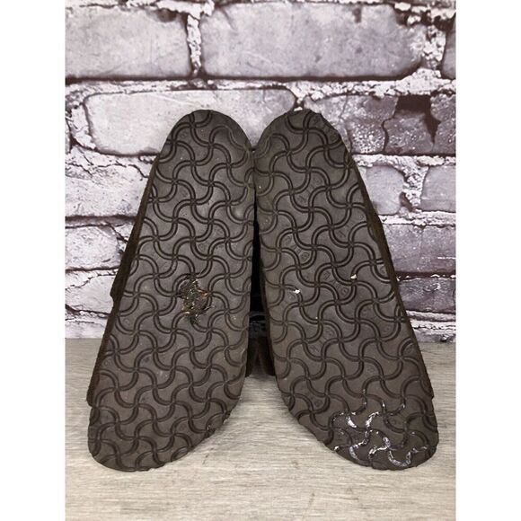 Birkenstock Arizona Mocha Brown Suede Leather Slides Sandals Women Sz 39EU/8.5M - Picture 13 of 16